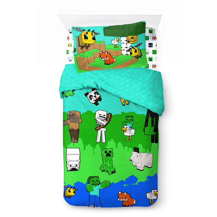 Microsoft Minecraft Creative Mode 100 Cotton Bed Set Wayfair.co.uk